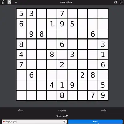 Thumbnail for OCR Sudoku Solver